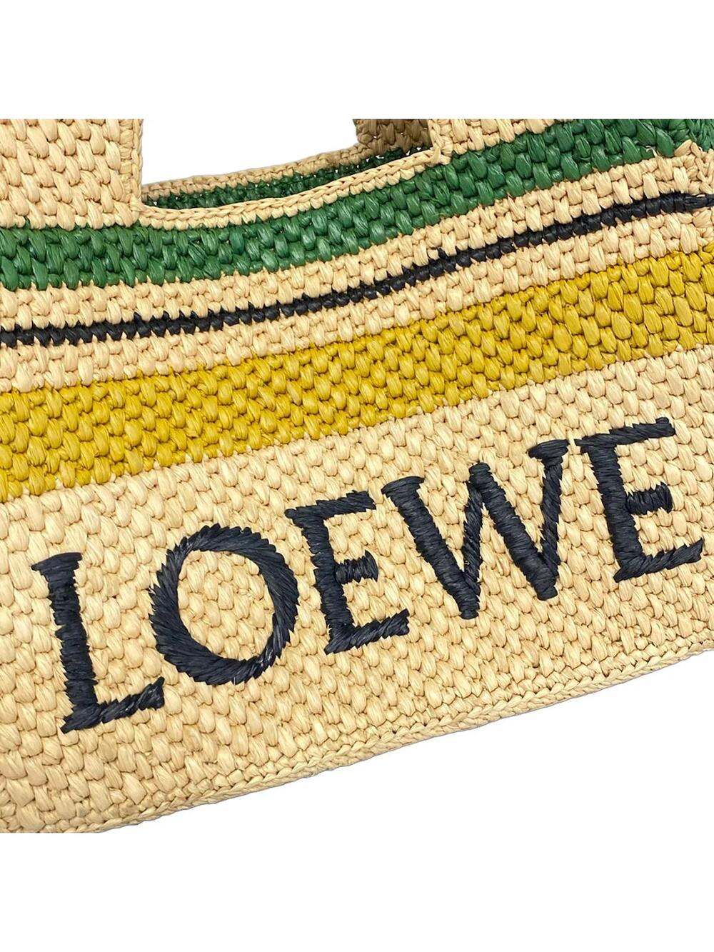 Loewe Font Tote Small Beige Black Multi #290663L89B - Picture 9 of 15